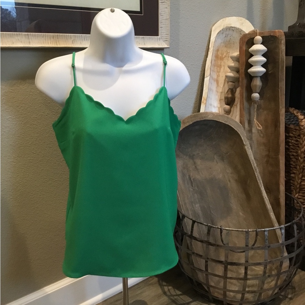 J. Crew Elegant Green Women's Top Sz 6